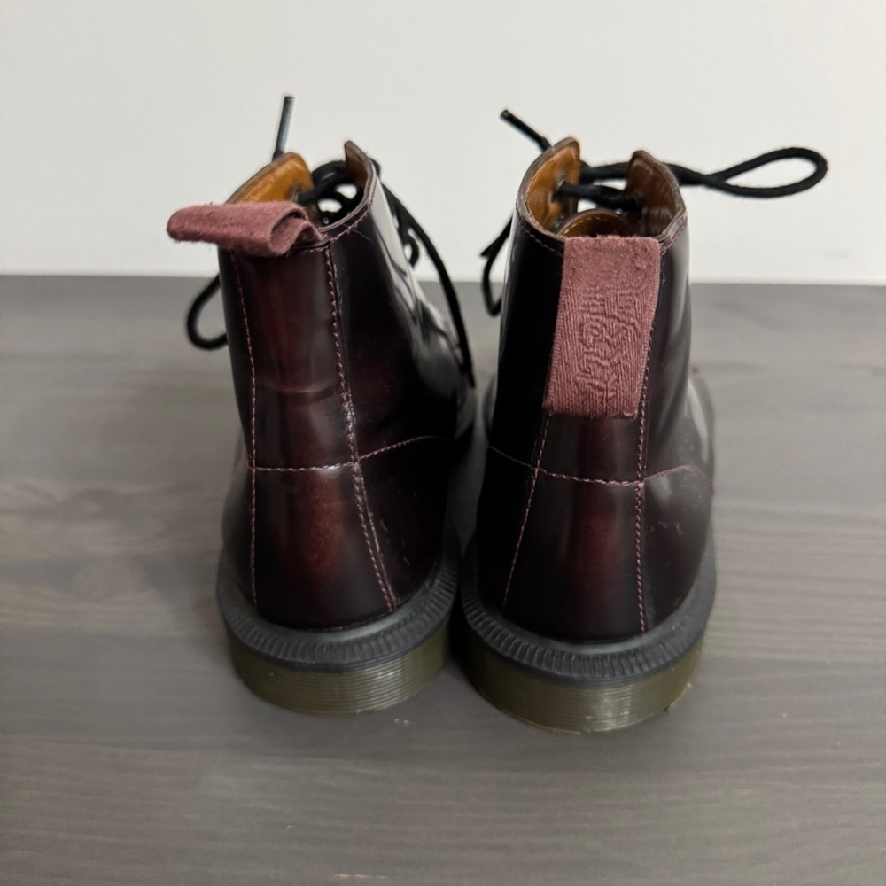 Dr. Marten sz 5 Emmaline Lace Up Boots in Cherry Red - Picture 6 of 10